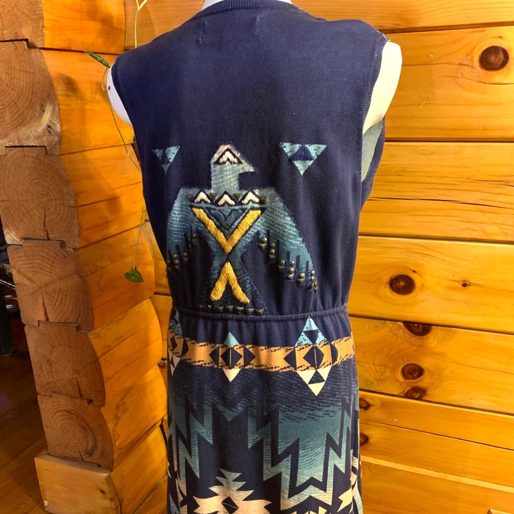 Double D Ranch Helotes Thunderbird Duster Vest Size Medium